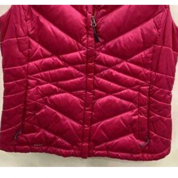The North Face Aconcagua 550 Goose Down Puffer Vest Medium Fuchsia Salmon Pink - Picture 5 of 10